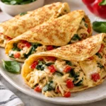 Tacos de panqueques salados listos en 30 minutos