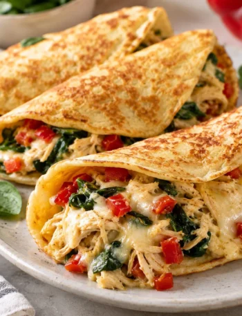 Tacos de panqueques salados listos en 30 minutos