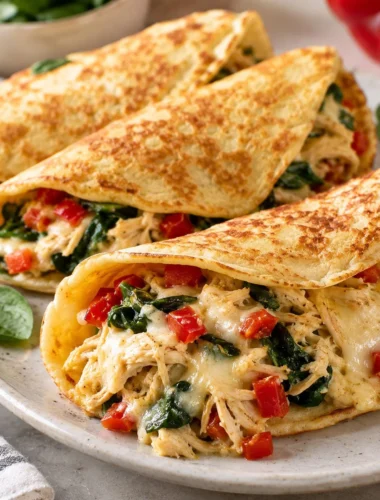Tacos de panqueques salados listos en 30 minutos